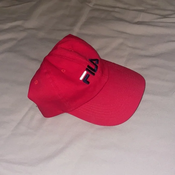 Red FILA hat - Picture 2 of 2
